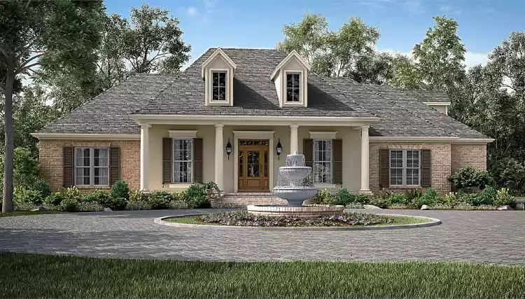 image of louisiana house plan 11420