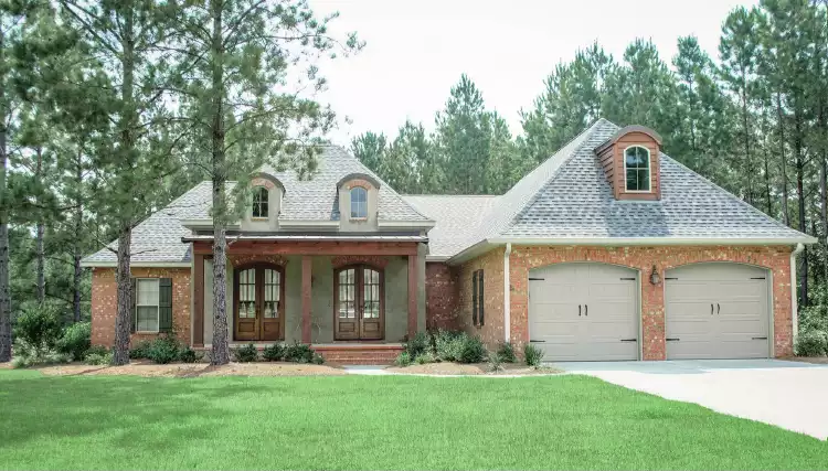 image of french country house plan 11434