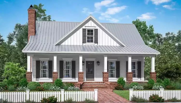 image of affordable modern farmhouse plan 11438