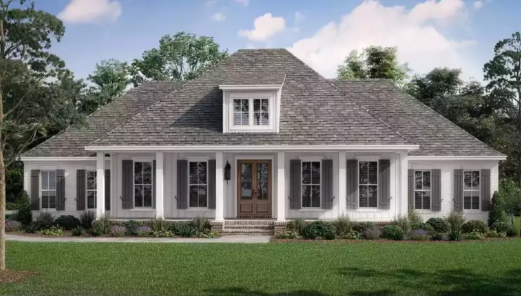 image of louisiana house plan 11467