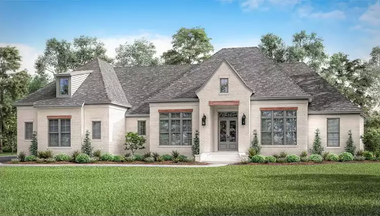 image of european house plan 11498