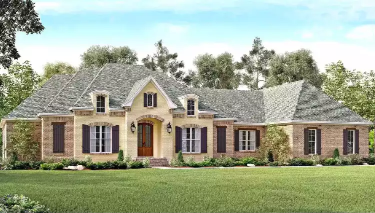 image of french country house plan 11517