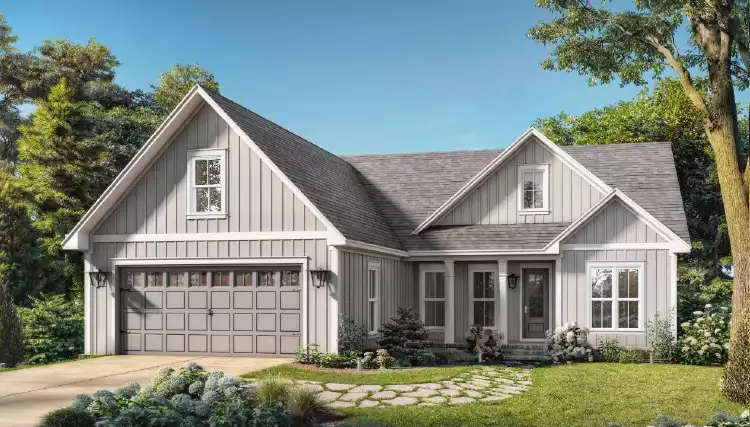 image of small modern farmhouse plan 11559