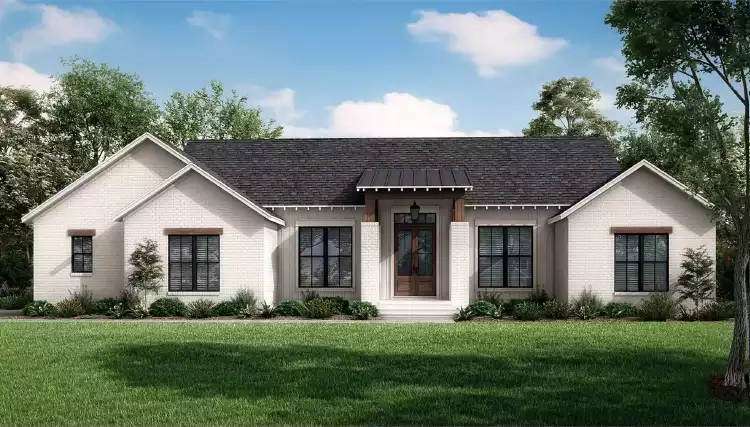 image of small contemporary house plan 11613