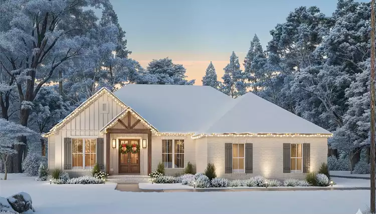 image of small modern farmhouse plan 11759