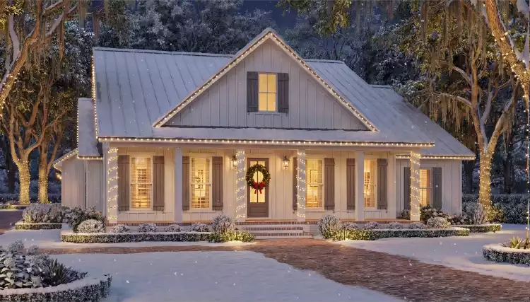 image of small farm house plan 12121