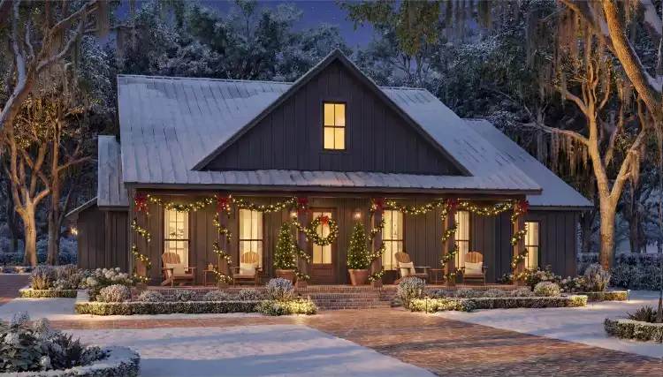 image of small farm house plan 12122