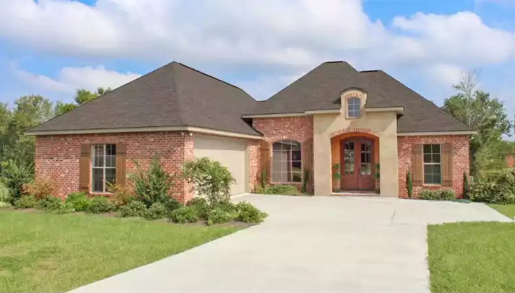 image of small ranch house plans with garage space plan 12238