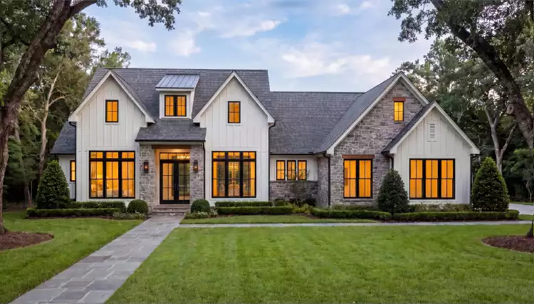 image of transitional house plan 12532