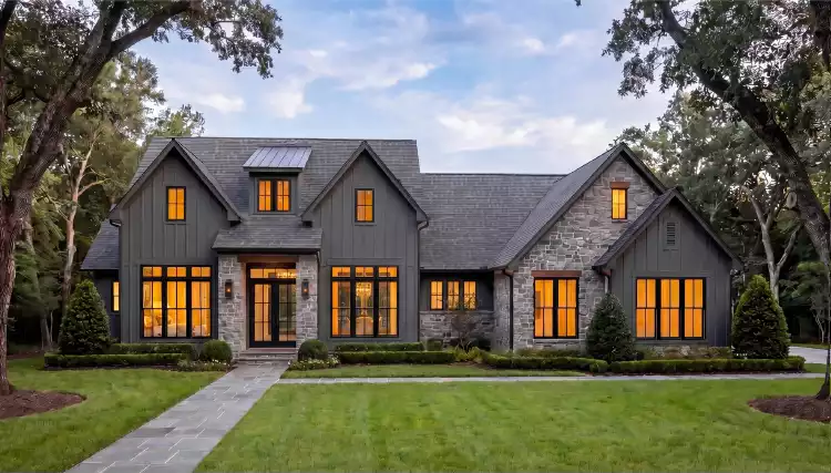 image of transitional house plan 12537