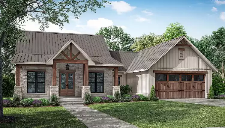 image of affordable lake house plan 4368