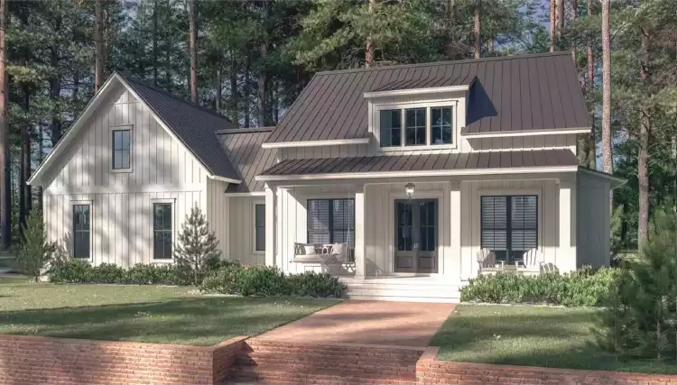 image of small ranch house plans with porches plan 6741