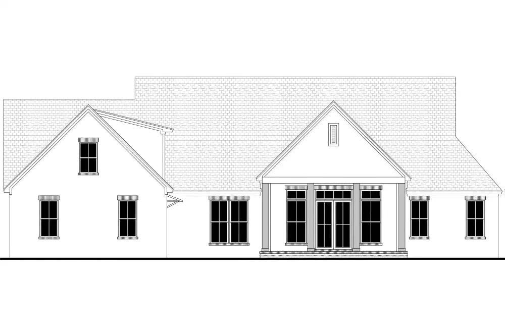 Apple Court Midsize One Story Traditional Style House Plan 9285 - 9285