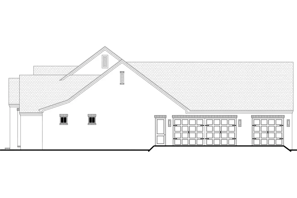 Apple Court Midsize One Story Traditional Style House Plan 9285 - 9285