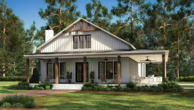 image of barndominium house plan 9315