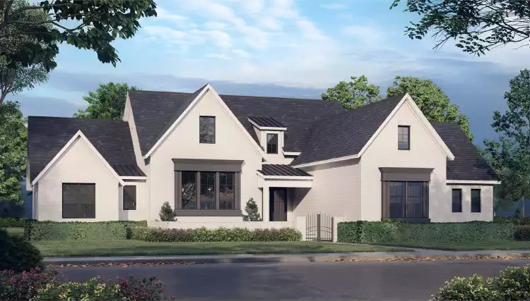 image of transitional house plan 9370