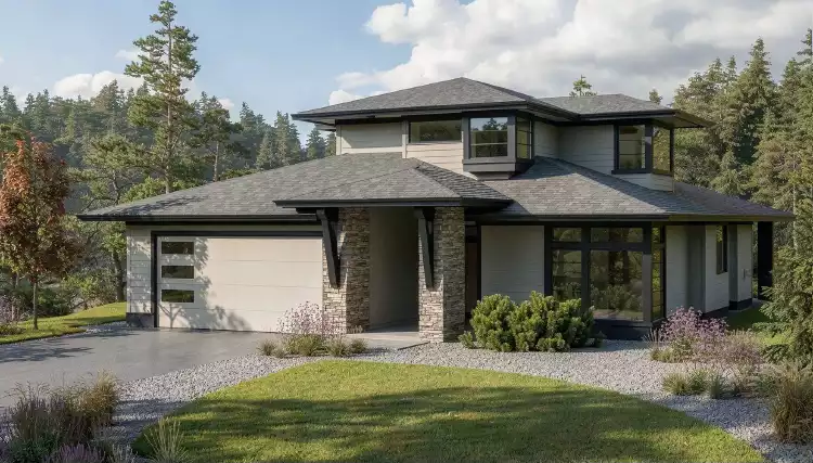 image of modern house plan 10030