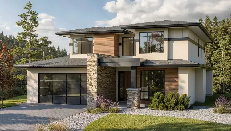 image of modern house plan 10046