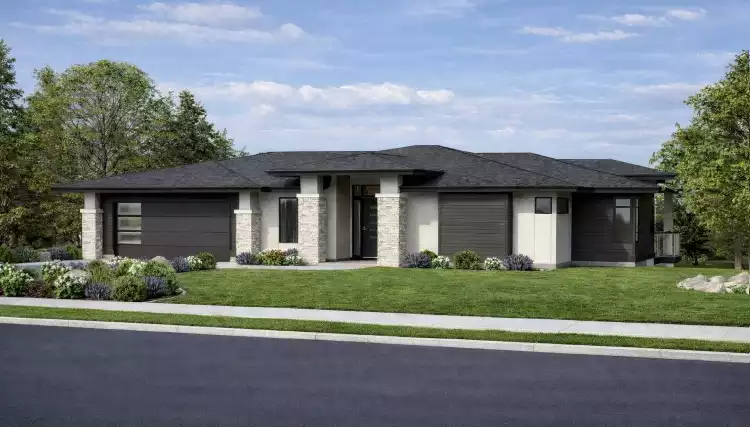 image of small modern house plan 10252