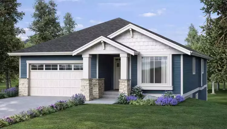 image of small ranch house plan 10705