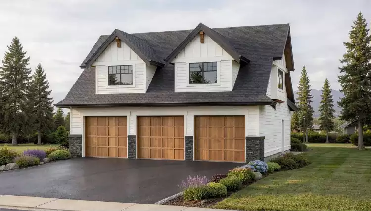 image of small cottage house plans with garage space plan 10799