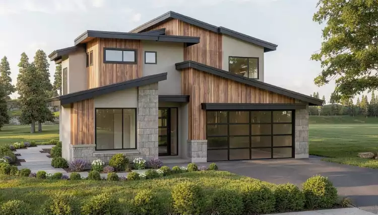 image of transitional house plan 11701