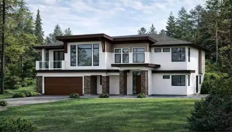 image of 2 story contemporary house plan 11747