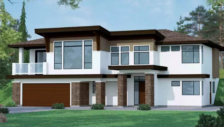 image of drive under house plan 11747