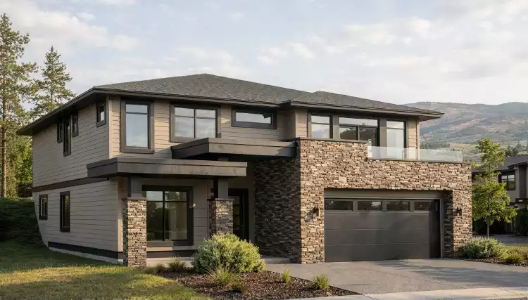 image of 2 story contemporary house plan 11762