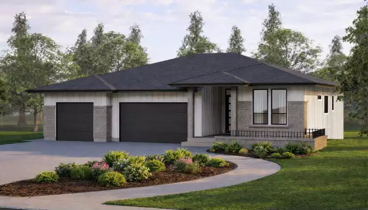 image of courtyard house plan 11953