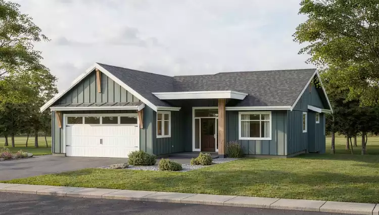 image of small ranch house plans with porches plan 11981