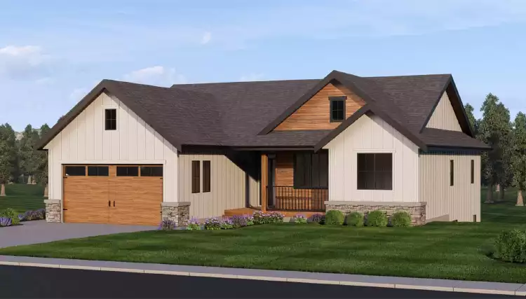 image of transitional house plan 11982