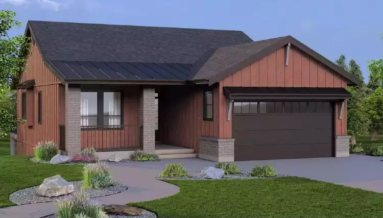 image of transitional house plan 11993