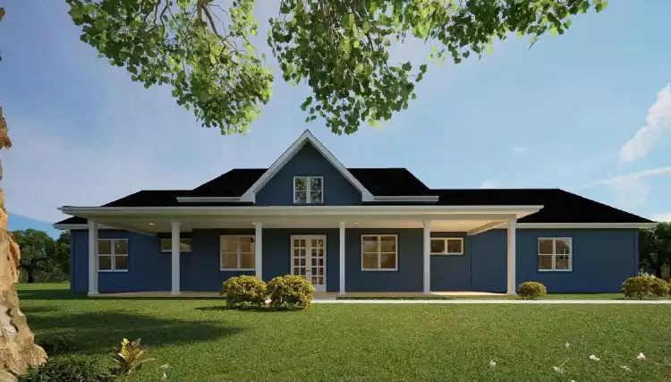 image of single story country house plan 12324