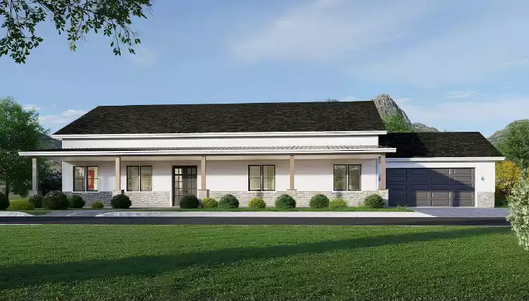 image of barndominium house plan 12460