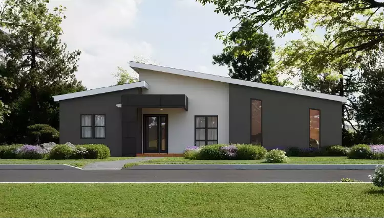 image of modern house plan 12522