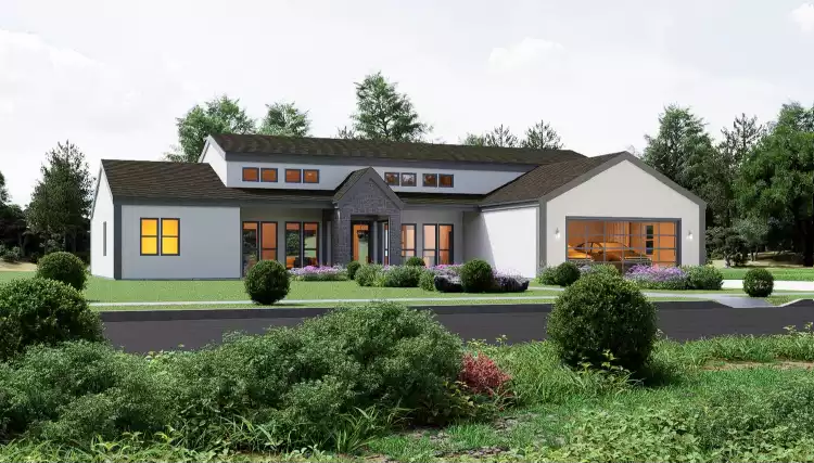 image of large farmhouse plan 12660