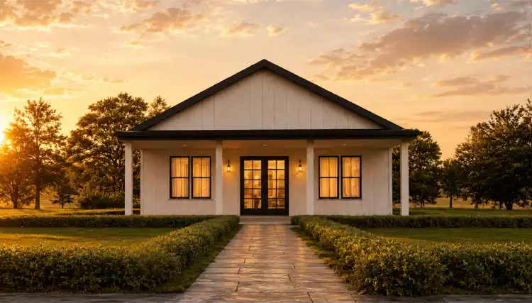image of single story country house plan 12881