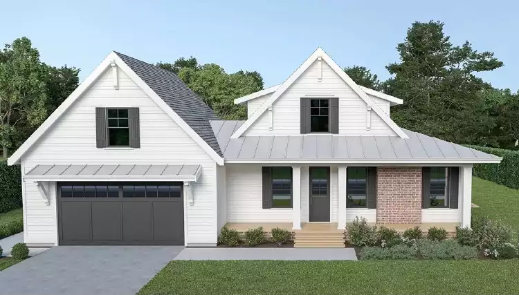 image of affordable modern farmhouse plan 2356