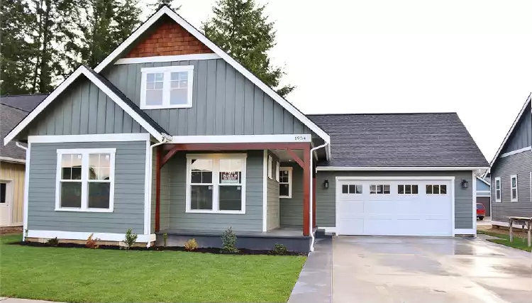 image of 1.5 story house plan 7437