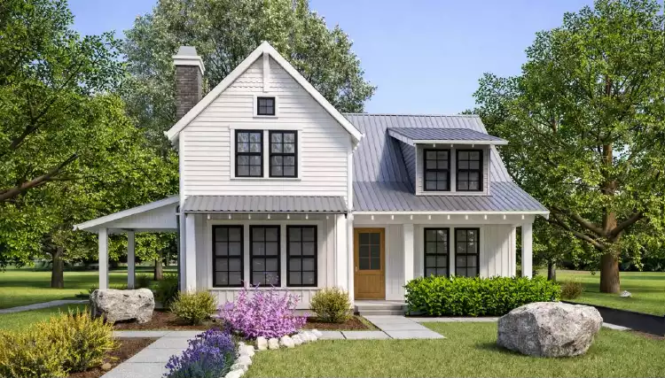 image of affordable country house plan 8685