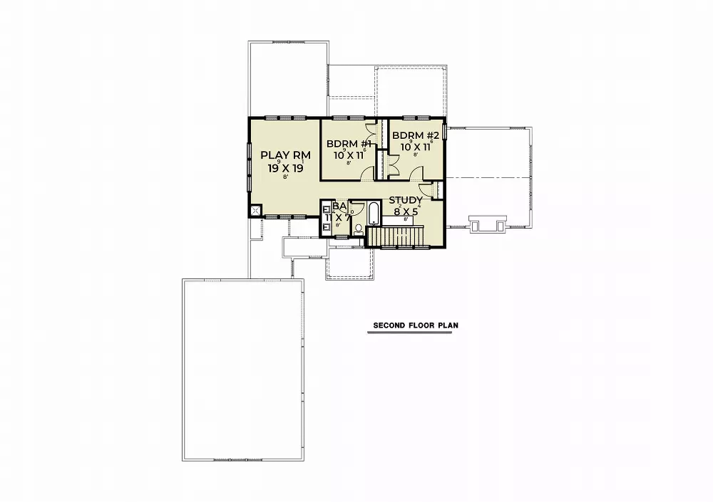 Two Story Craftsman Style House Plan 8758 - 8758
