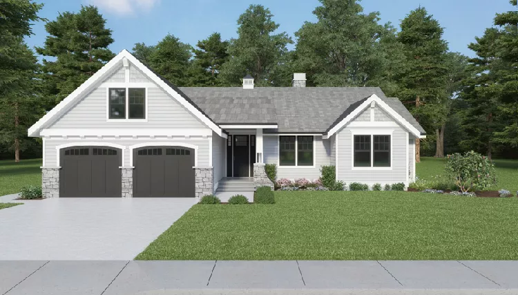 image of ranch house plan 8710