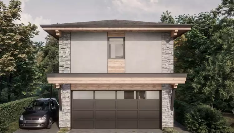 image of garage house plan 10088