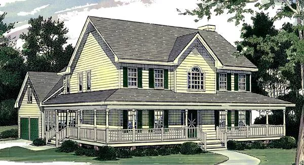 image of victorian house plan 8259