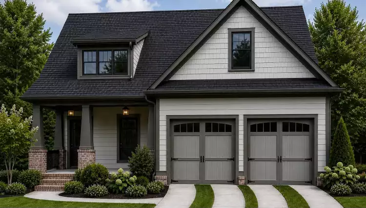 image of 2 story craftsman house plan 1187