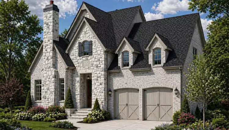 image of european house plan 1207
