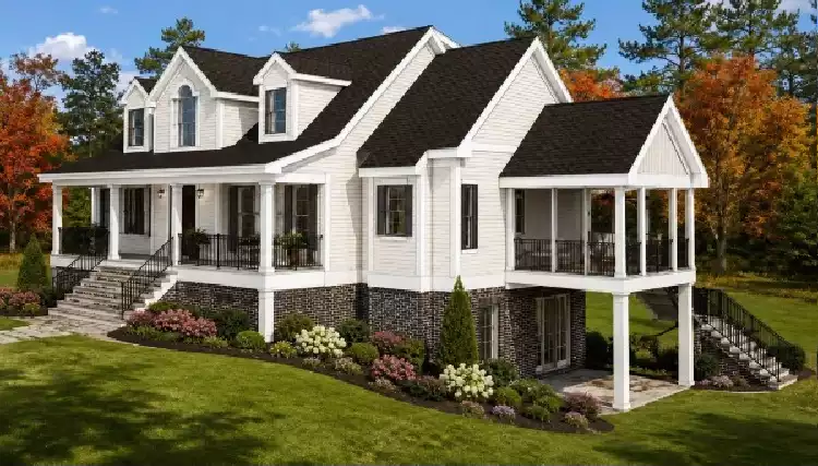 image of four bedroom house plan 1334