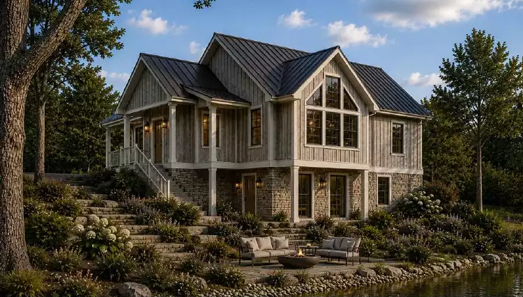 image of garage house plan 4767