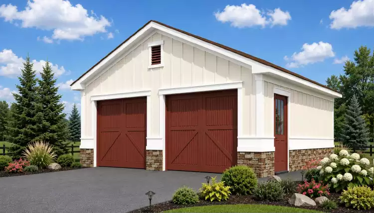 image of small craftsman house plans with garage space plan 8088